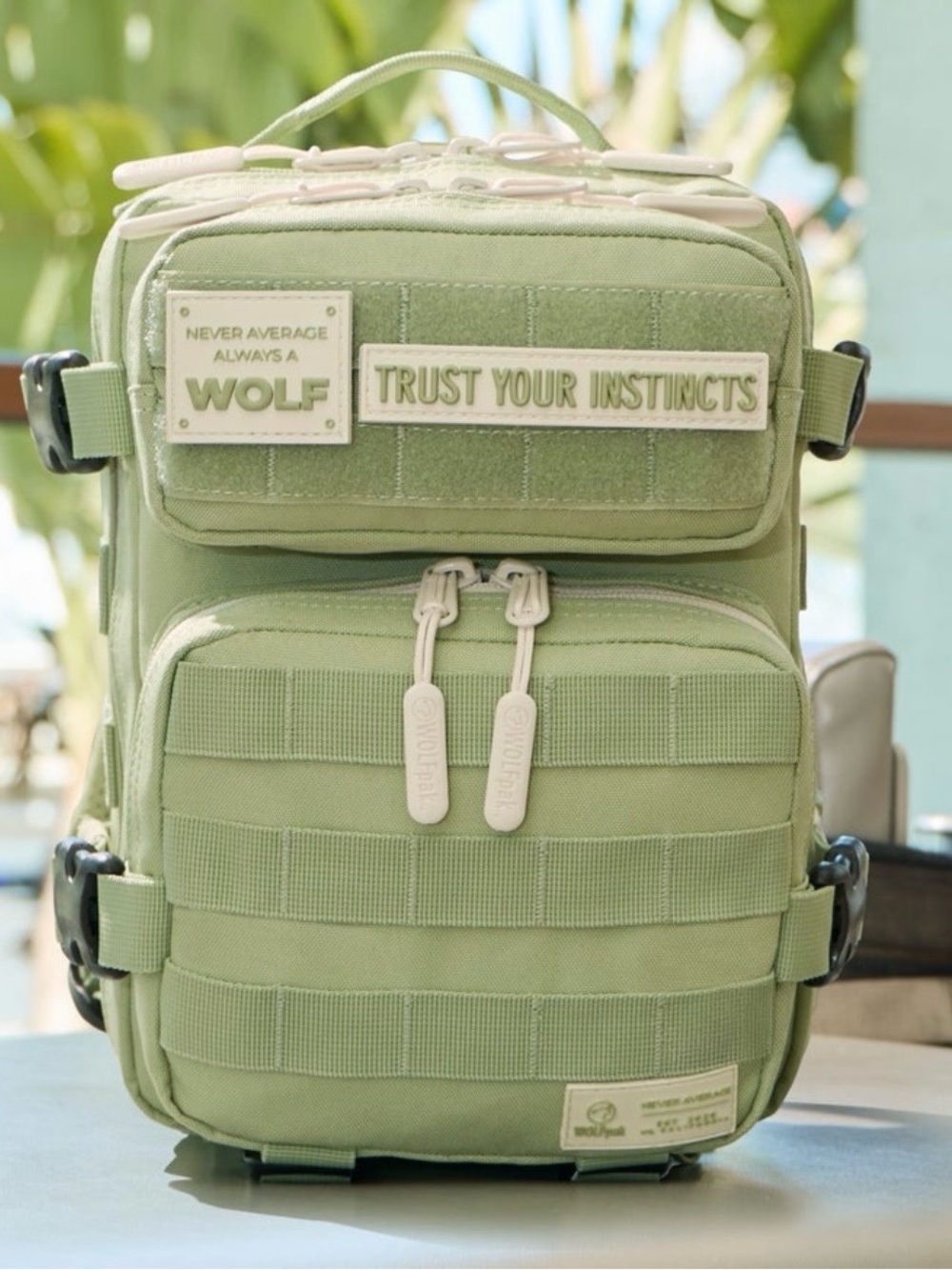 NWT- WOLFpak Military-Style Small Backpack in Matcha